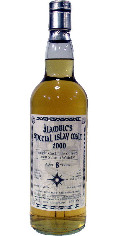 Special Islay Malt 2000 AC Special Islay Malt Barbados Rum Finish 46% 700ml