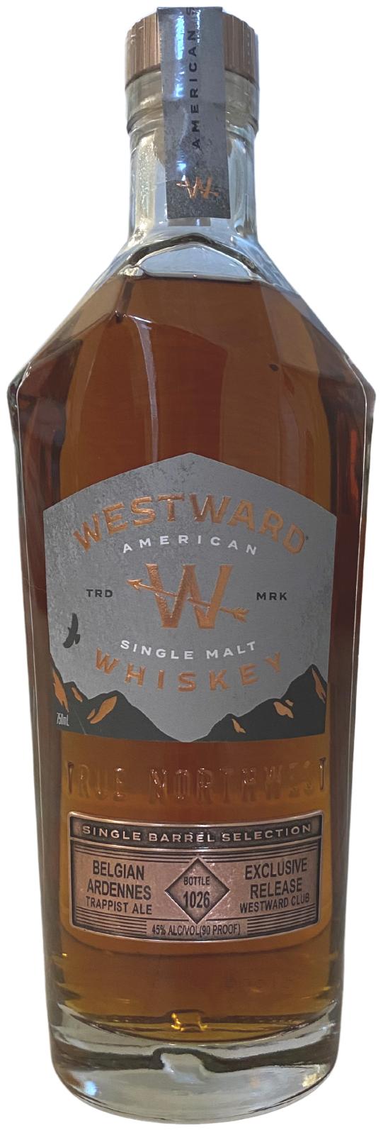 Westward Belgian Ardennes Trappist Ale 45% 750ml