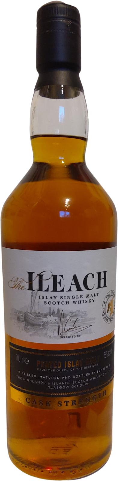 The Ileach Peated Islay Malt H&I 58% 700ml