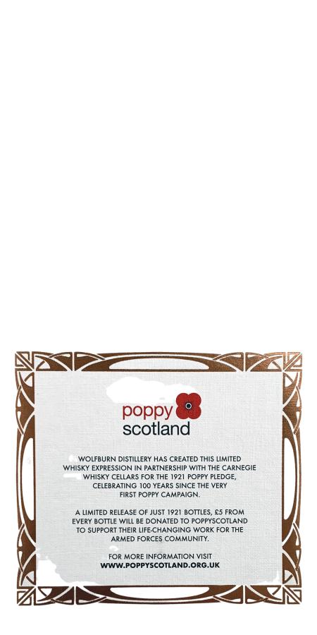 Wolfburn 100 Years Of The Poppy