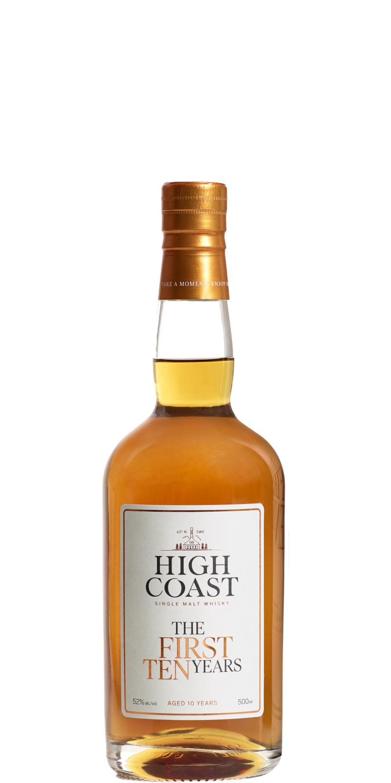 High Coast The 1st Ten Years Sherry PX Bourbon 52% 500ml
