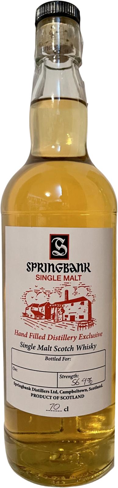 Springbank Hand Filled Distillery Exclusive - Ratings and reviews -  Whiskybase