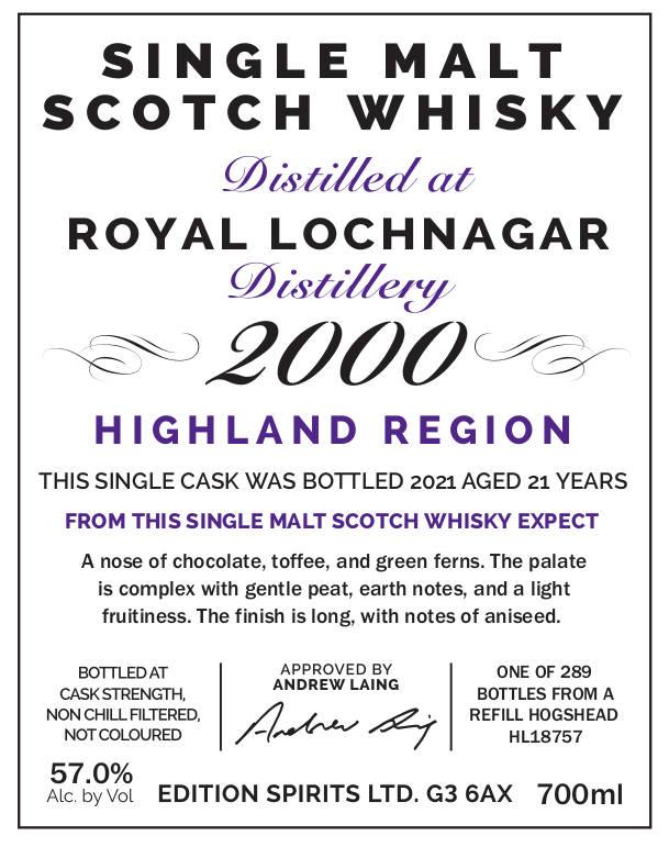 Royal Lochnagar 2000 ED