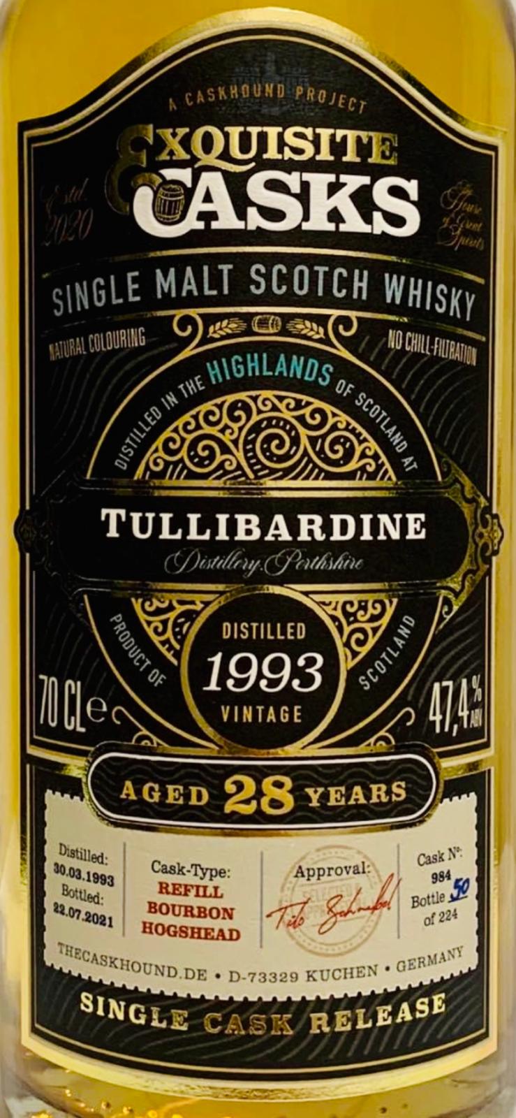 Tullibardine 1993 TCaH