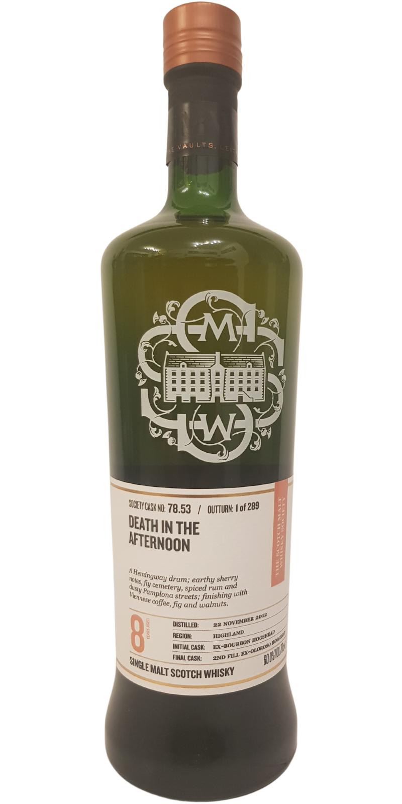 Ben Nevis 2012 SMWS 78.53 - Ratings and reviews - Whiskybase