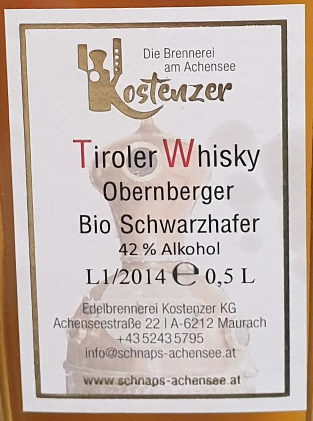 Whisky Alpin Tiroler Whisky