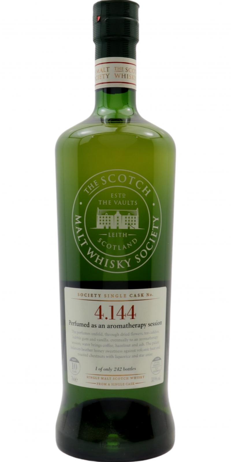 Highland Park 1999 SMWS 4.144 Perfumed as an aromatherapy session 1st Fill Bourbon Barrel 4.144 58.9% 700ml