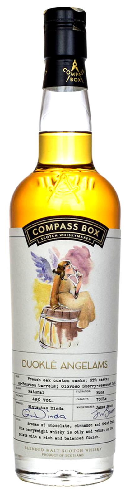 Blended Malt Scotch Whisky Duokle Angelams CB 49% 700ml