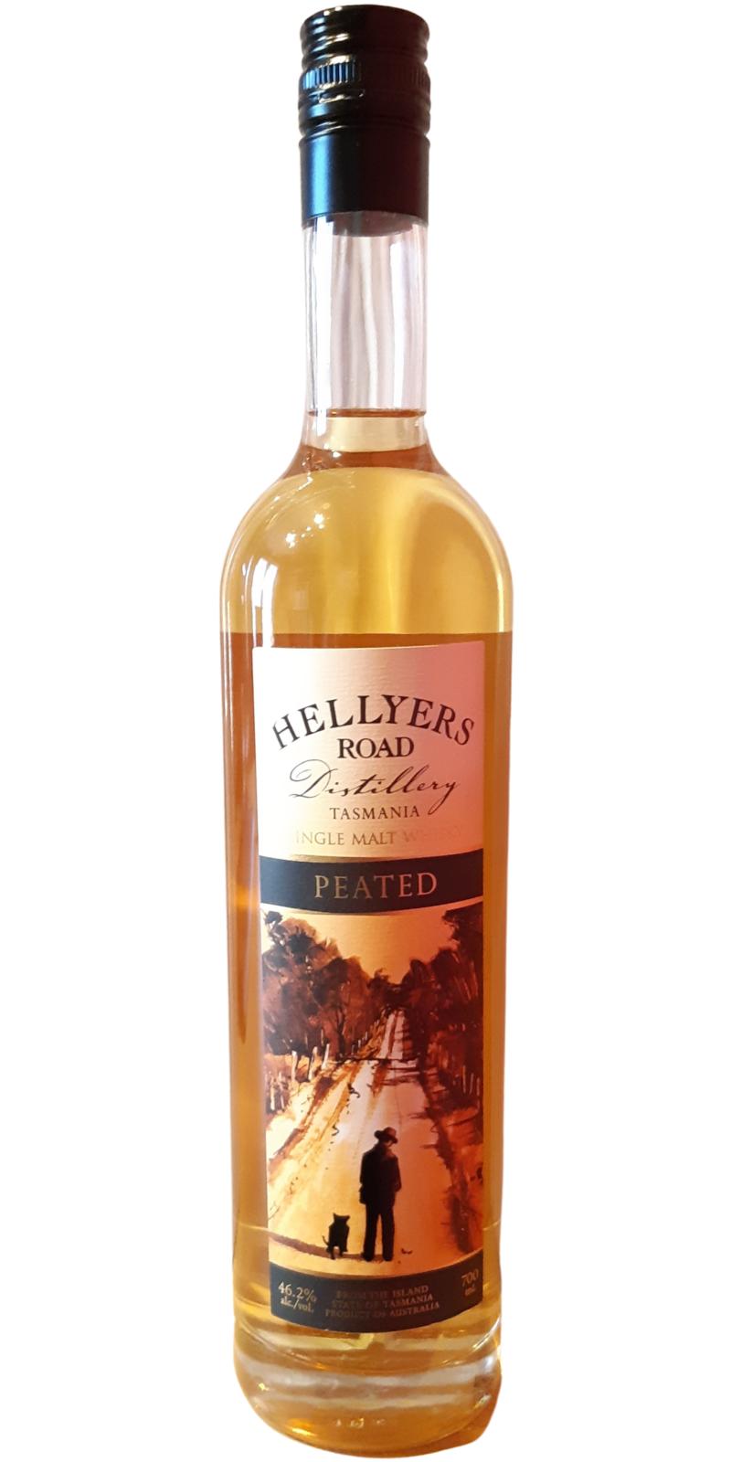 Hellyers Road Peated American White Oak Importe pour LMDW 46.2% 700ml