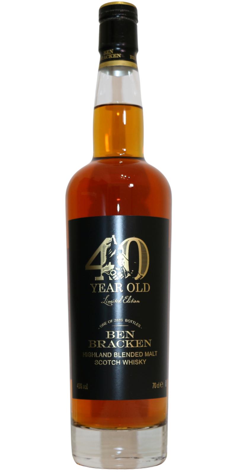Whiskybase reviews TSID Bracken - Ratings 40-year-old and - Ben