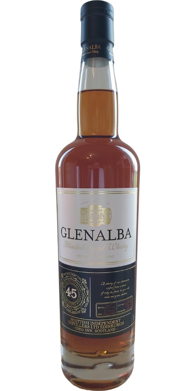 - Glenalba - Ratings and Whiskybase 45-year-old TSID reviews