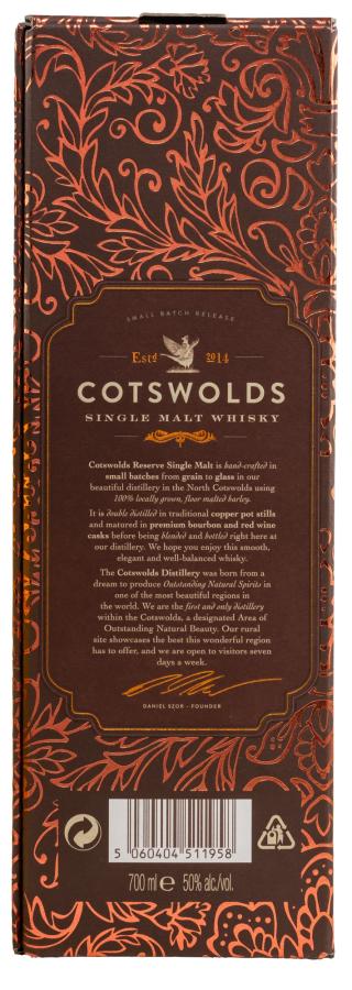 Cotswolds Distillery Reserve