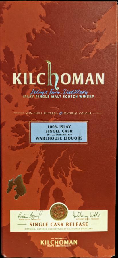 Kilchoman 2015 Warehouse Liquors Chicago 57.4% 750ml