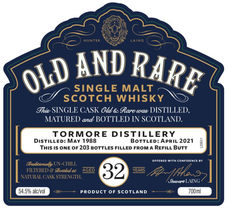 Tormore 1988 HL - Ratings and reviews - Whiskybase