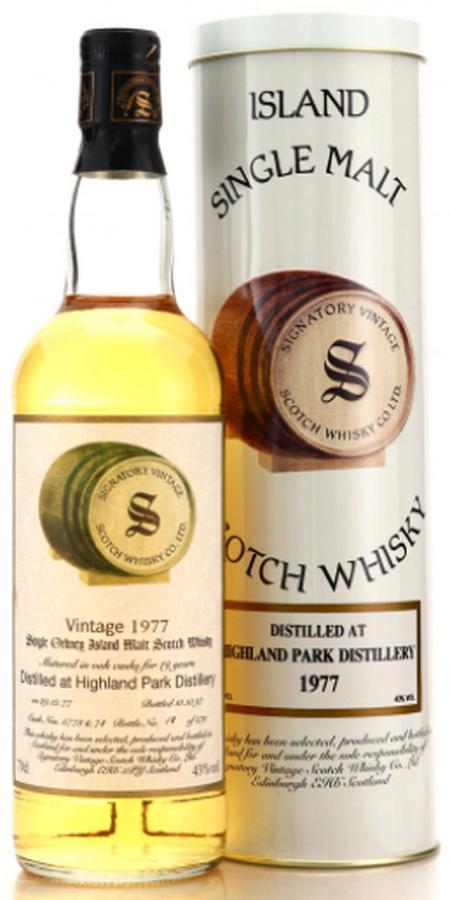 Highland Park 1977 SV - Ratings and reviews - Whiskybase