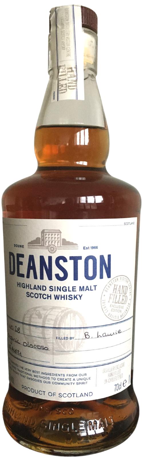 Deanston 2009 Organic Oloroso Distillery Exclusive 54.9% 700ml