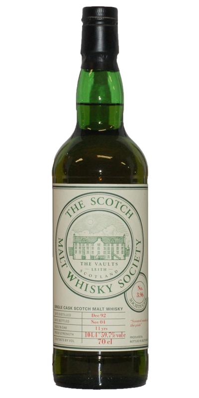 Bowmore 1992 SMWS 3.96 - Ratings and reviews - Whiskybase