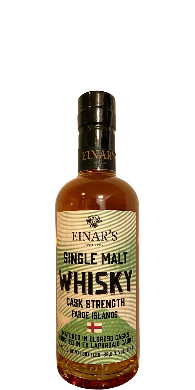 Einar's Whisky Oloroso Sherry Cask 59.8% 500ml