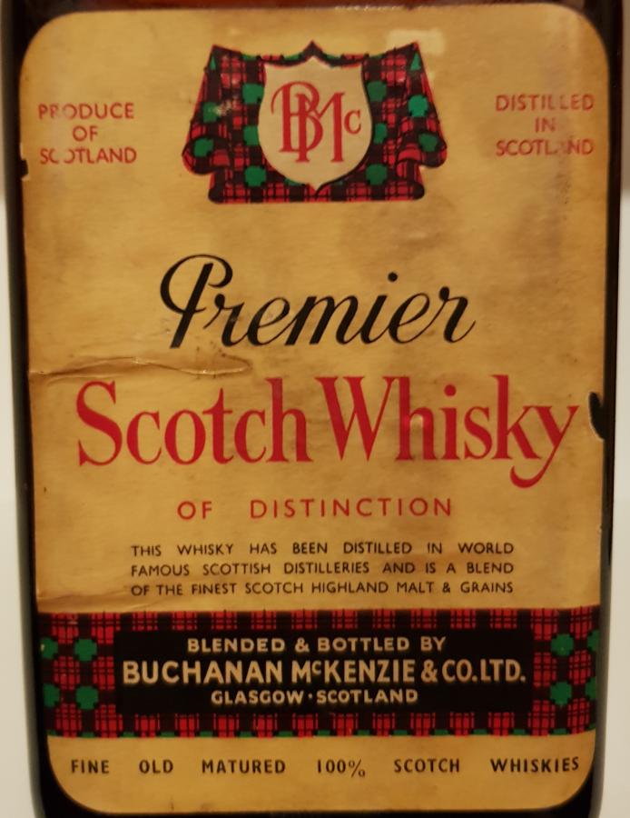 Buchanan Mc Kenzie's Premier Scotch Whisky Of Distinction