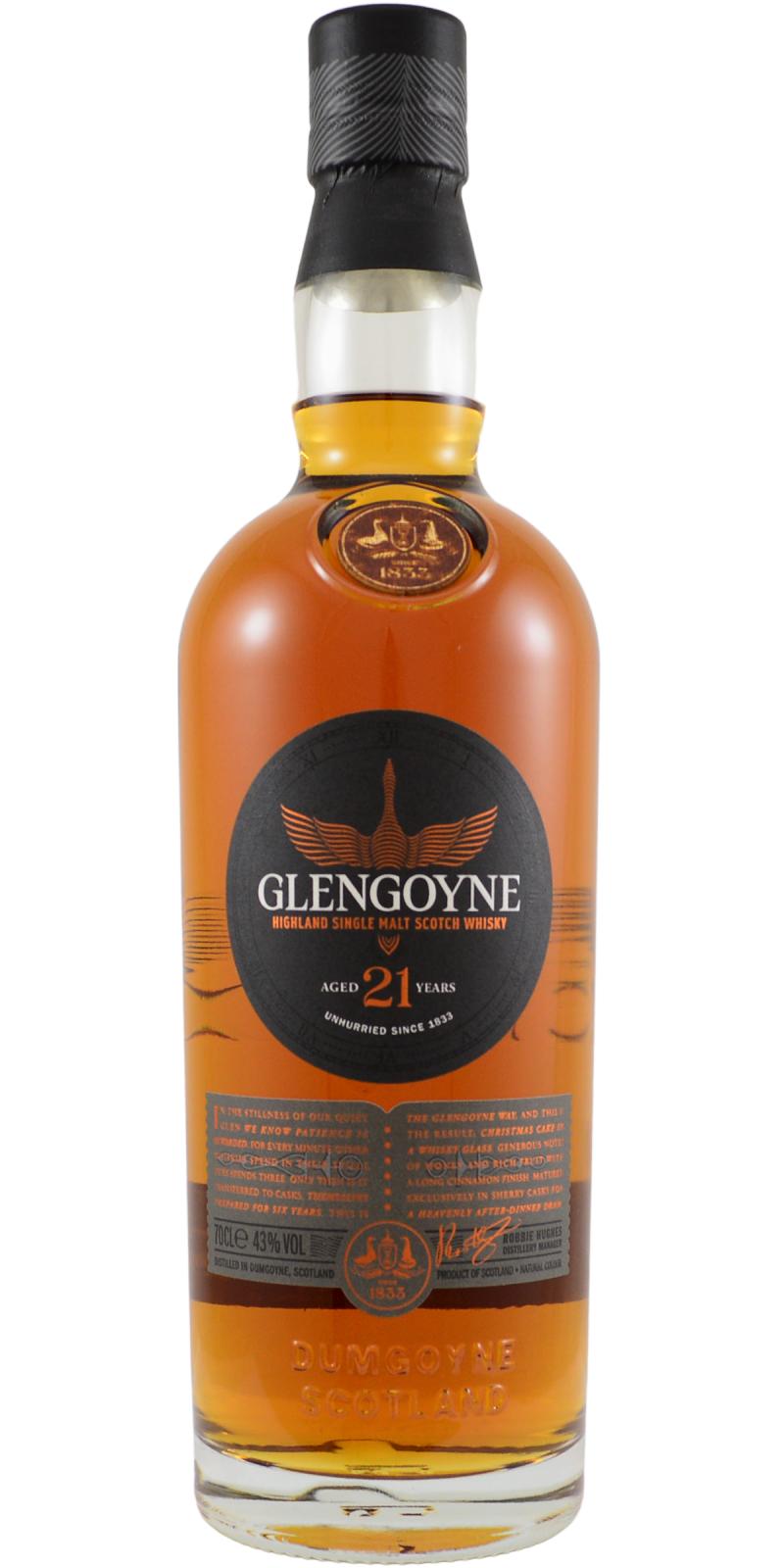 Glengoyne 21yo 1st Fill European Oak Sherry 43% 700ml