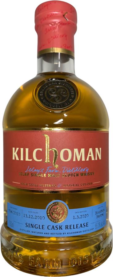 Kilchoman 2010 Fresh Bourbon Barrel Skurnik Wines Exclusive 56.1% 750ml