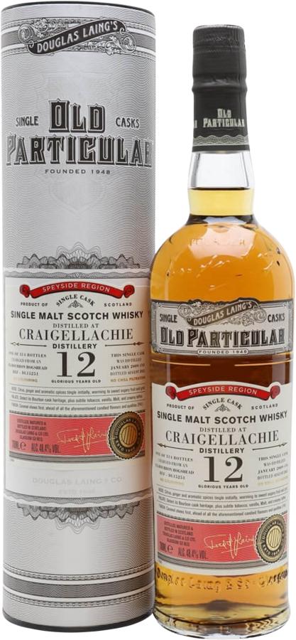 Craigellachie 2009 DL Ex Bourbon Hogshead 48.4% 700ml
