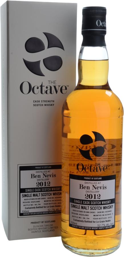 Ben Nevis 2012 DT The Octave Oak casks Le Grain Noble 52.7% 700ml