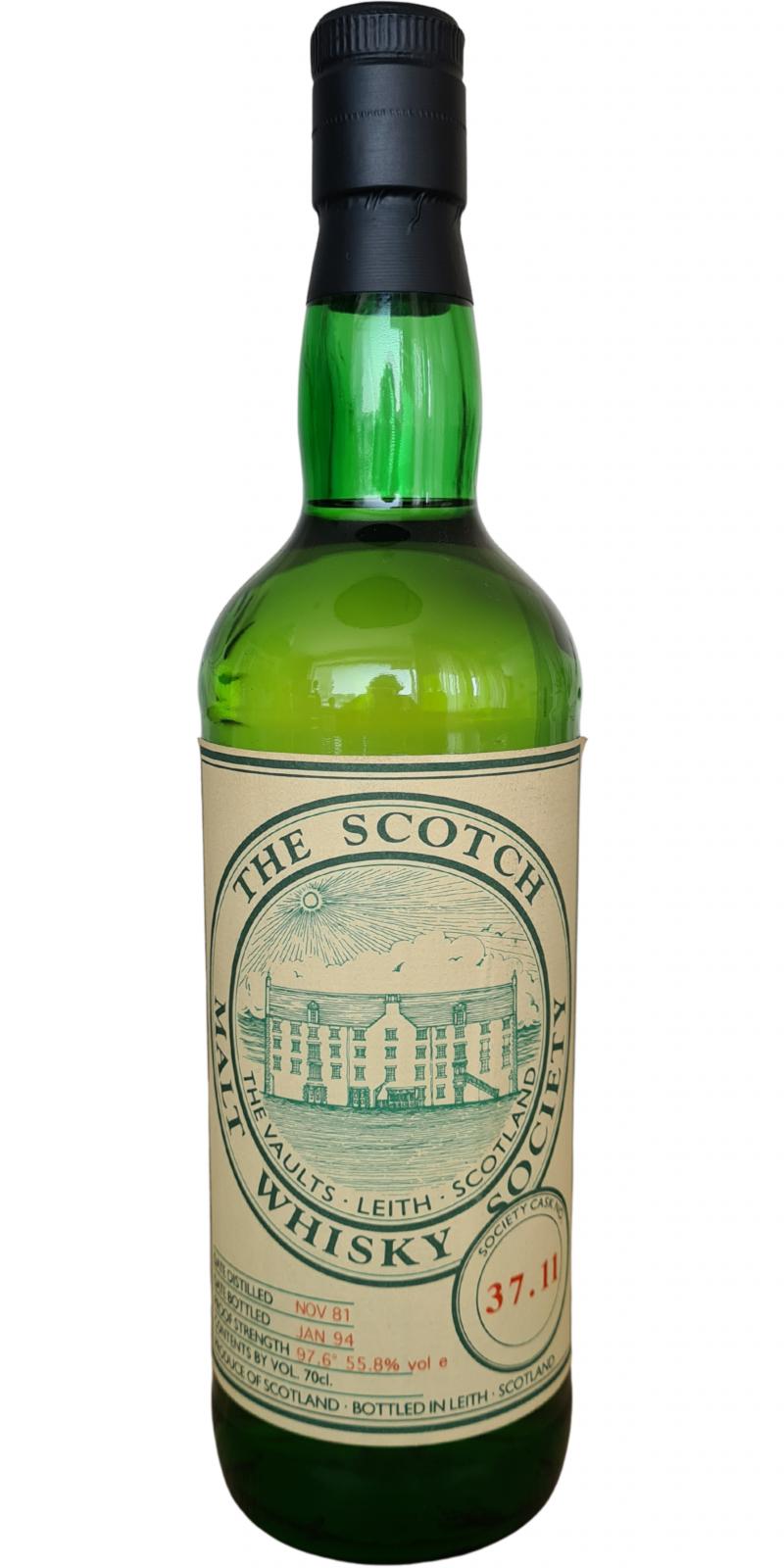 Cragganmore 1981 SMWS 37.11 55.8% 700ml