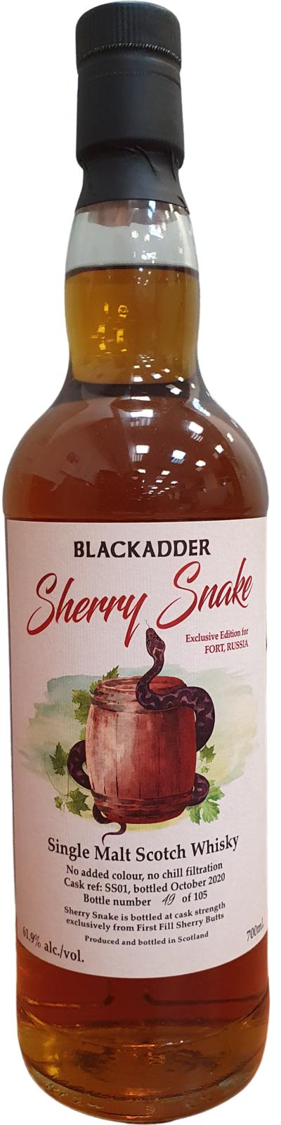 Single Malt Scotch Whisky Sherry Snake BA Exclusive Edition for Fort Russia 61.9% 700ml