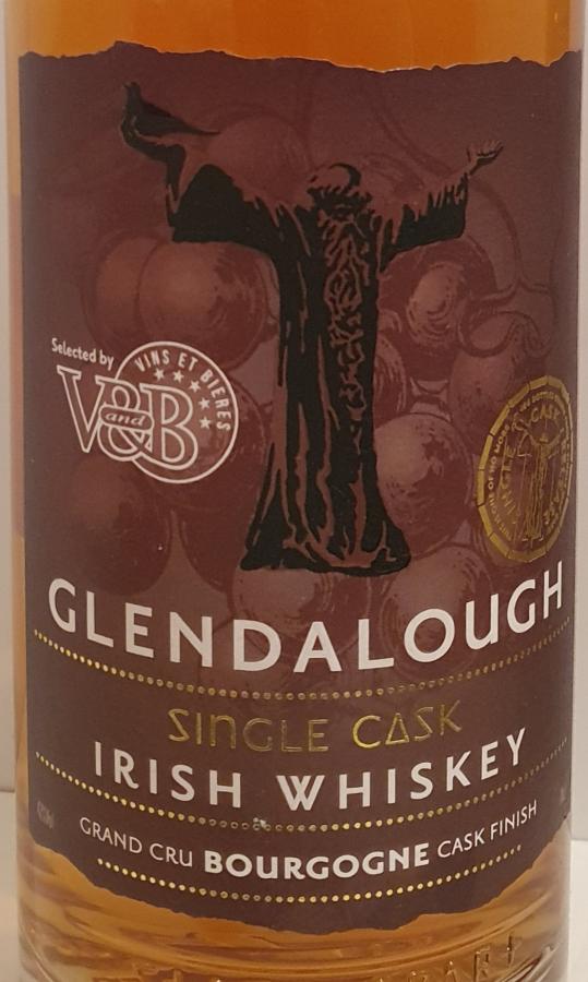 Glendalough Grand Cru Bourgogne Cask Finish Single Cask V&B Bourbon Cask + Burgundy Cask Finish Vins et Bieres V&B 42% 700ml