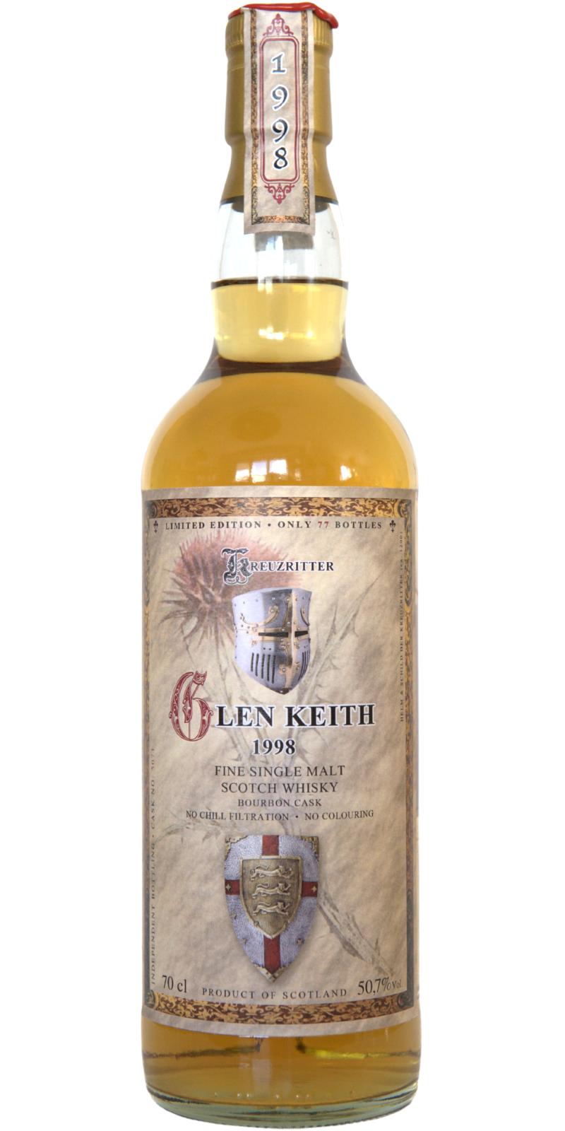 Glen Keith 1998 MT Bourbon Cask 50.7% 700ml