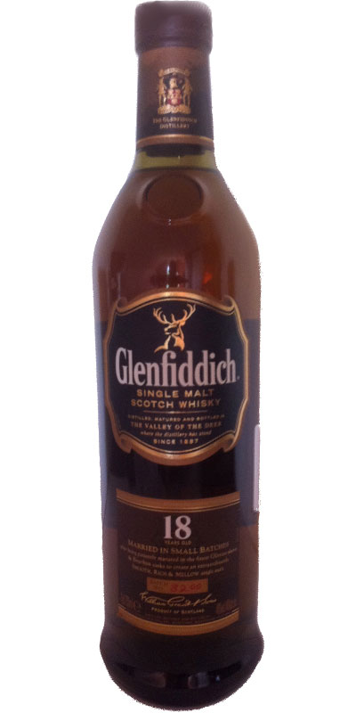 Glenfiddich 18yo Bourbon & Oloroso 40% 700ml
