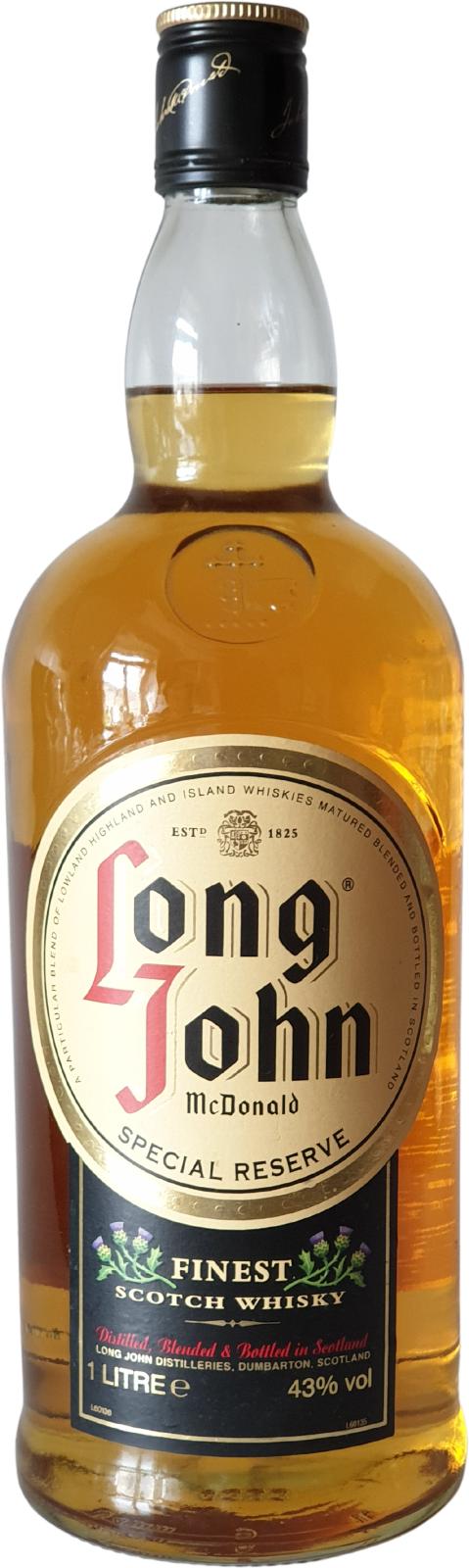 Long John Blended Scotch Whisky 43% 1000ml