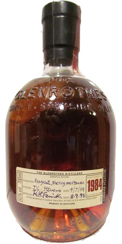 Glenrothes 1984 - Ratings and reviews - Whiskybase