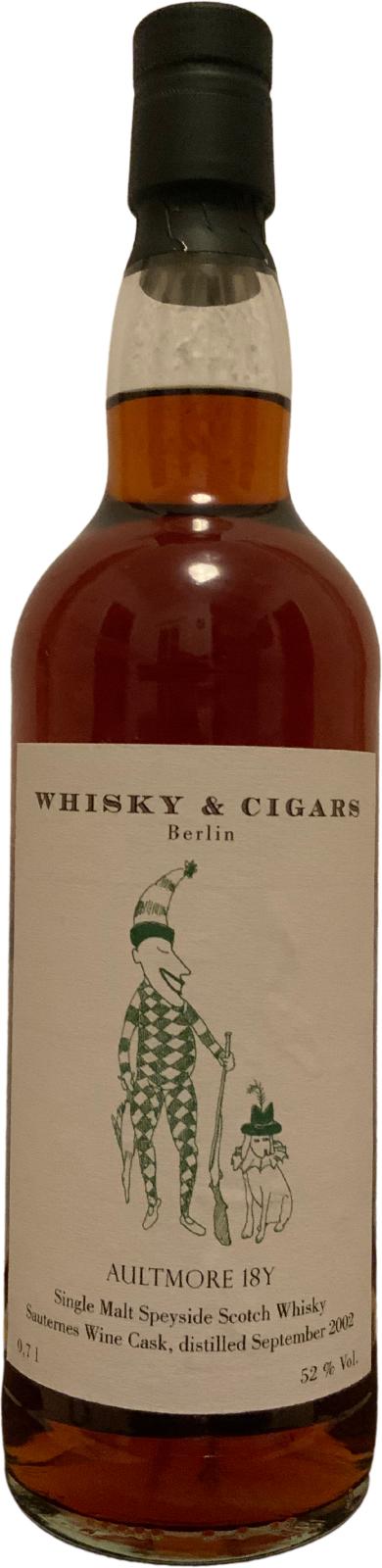 Aultmore 2002 W&C Sauternes Whisky and Cigars Berlin 52% 700ml