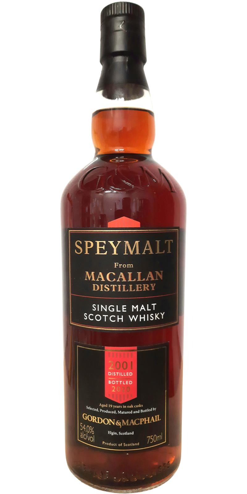 Macallan 2001 GM First fill sherry hogshead 54% 750ml