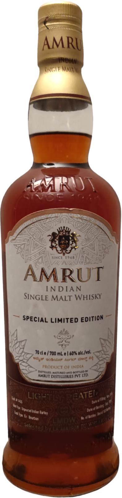Amrut 2014 Bourbon LMDW 60% 700ml