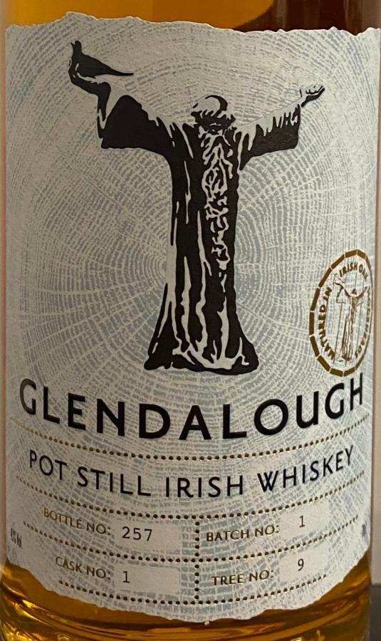 Glendalough Pot Still Irish Whisky Batch 1 Tree 9 Ex-Bourbon & Irish Oak Cask 43% 700ml