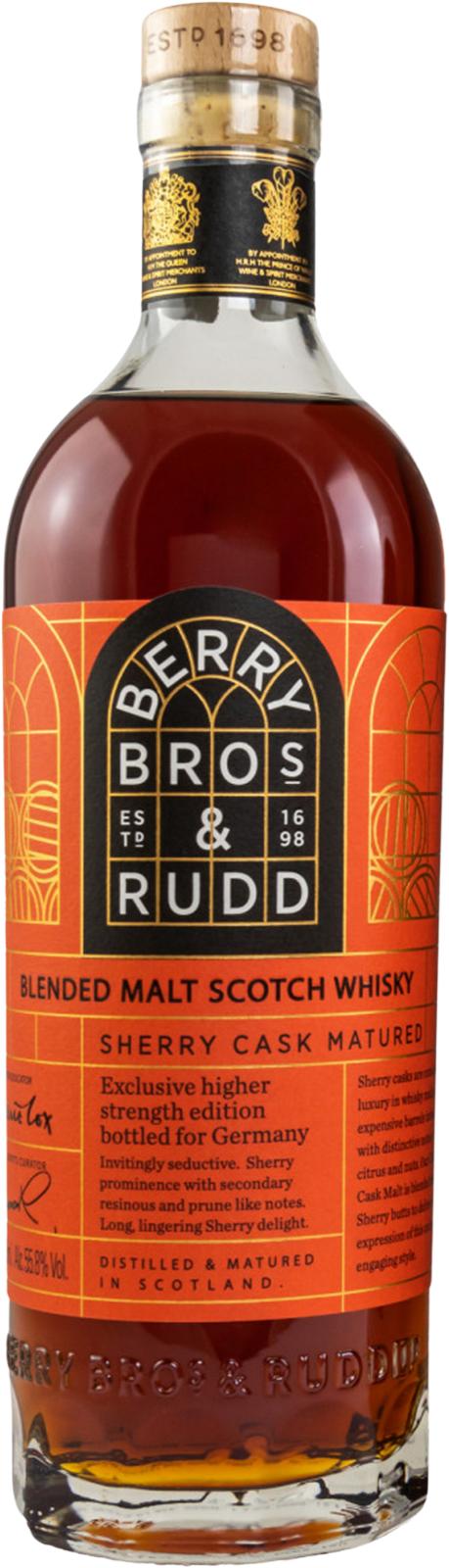 Blended Malt Scotch Whisky Sherry Cask Matured BR