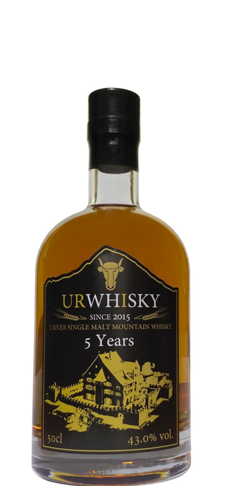 Urwhisky 2016 1st Fill Bourbon Cask Whisky Club Uri 43% 500ml