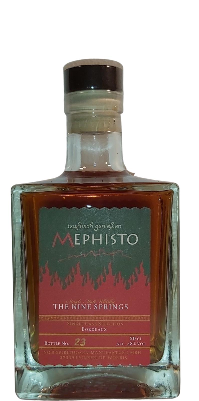 The Nine Springs Mephisto Bordeaux 48% 500ml