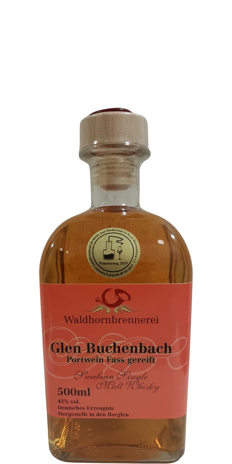 Glen Buchenbach Swabian Single Malt Whisky Port Cask 43% 500ml