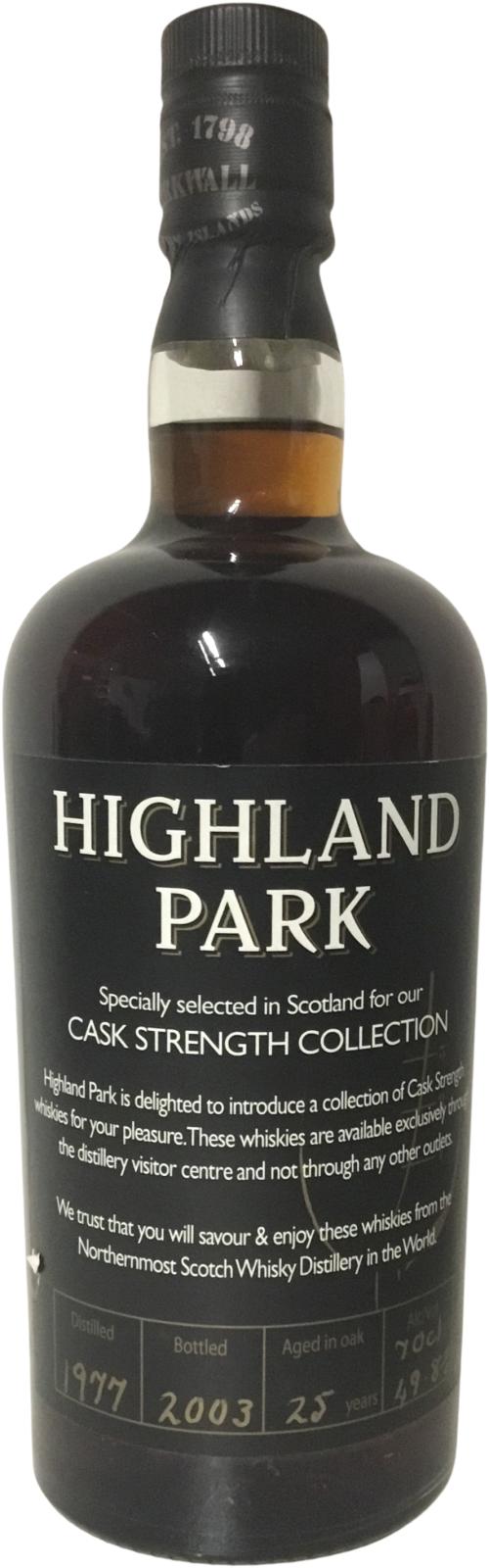Highland Park 1977 49.8% 700ml