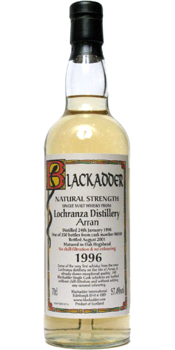 Lochranza 1996 BA Distillery Series Oak Hogshead #96041 57.4% 700ml