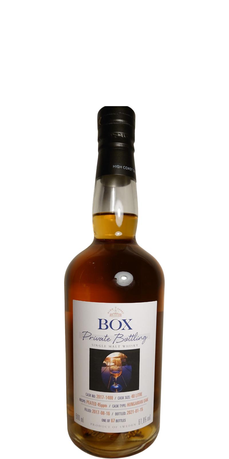 Box 2017 HCD Private Bottling Hungarian 61.8% 500ml