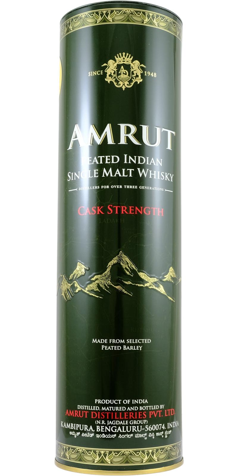 Amrut Peated Indian Cask Strength