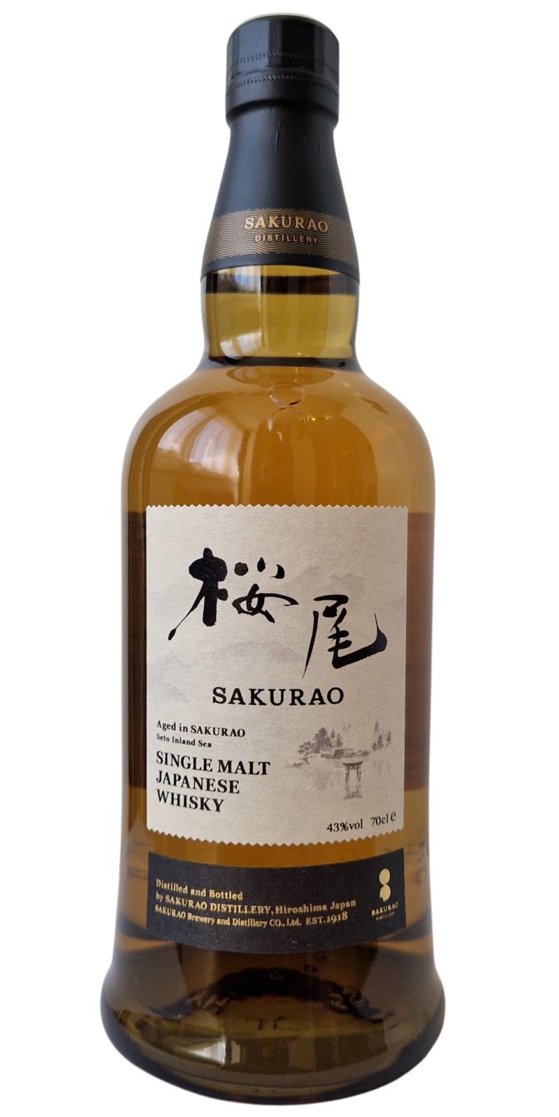 Sakurao Single Malt Japanese Whisky / 43%/ 0,7l