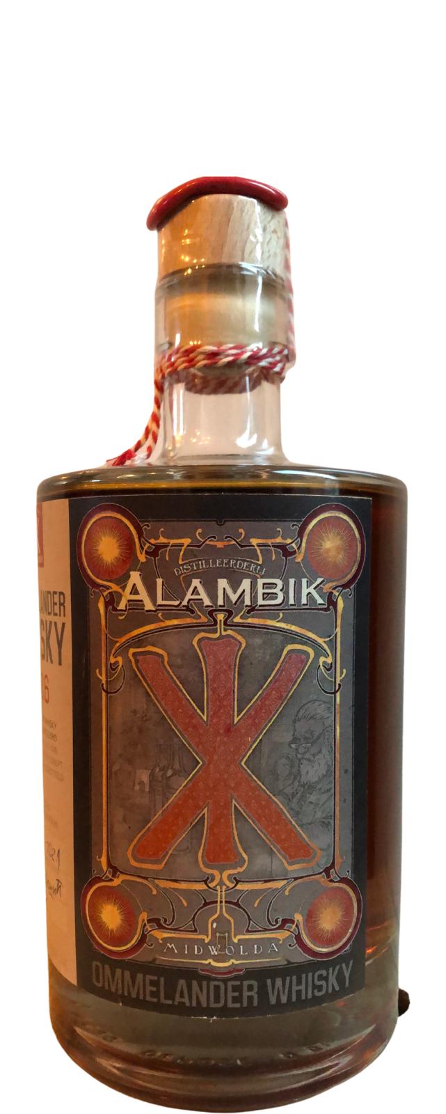 Alambik Ommelander Whisky No. 6 french redwine 61% 500ml