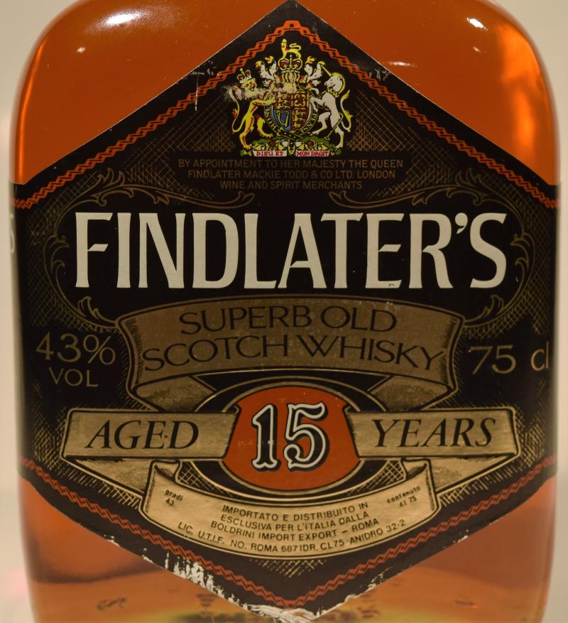 Findlater's 15-year-old - Ratings and reviews - Whiskybase