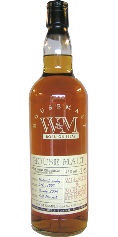House Malt 1997 WM Barrel Selection Born on Islay 8586 8589 43% 700ml